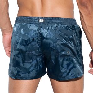 ES Collection Elliot Camo Swim Short 1833 Navy