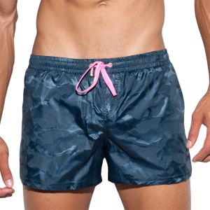 ES Collection Elliot Camo Swim Short 1833 Navy