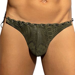ES Collection Snake Swim Brief 2226 Khaky