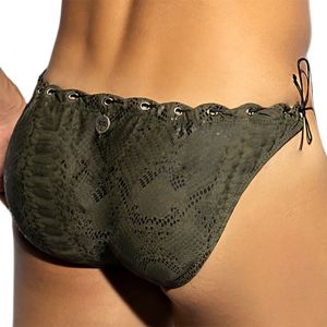 ES Collection Snake Swim Brief 2226 Khaky