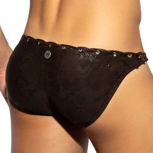 ES Collection Snake Swim Brief 2226 Brown