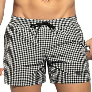 ES Collection Chess Swim Shorts 2306 Black