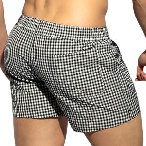 ES Collection Chess Swim Shorts 2306 Black
