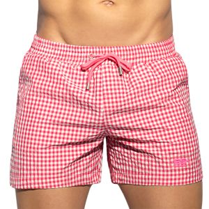 ES Collection Chess Swim Shorts 2306 Fuchsia