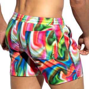 ES Collection Trippy Swim Shorts 2404 Turquoise