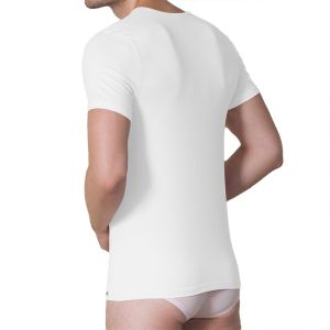 Doreanse Deep V Neck Tee 2820 White