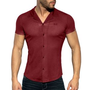ES Collection Slim Fit Shirt SHT023 Aubergine