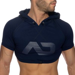 ADDICTED Crop Hoody AD1000 Navy