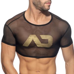 Addicted AD Net Crop AD1021 Black