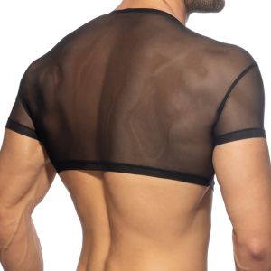 Addicted AD Net Crop AD1021 Black