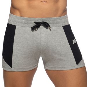 Addicted AD Cotton Sports Shorts AD1068 Heather Grey