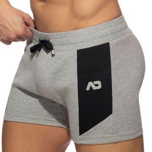 Addicted AD Cotton Sports Shorts AD1068 Heather Grey