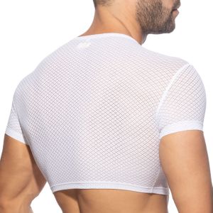 Addicted Fantasy Diamond Crop Top AD1082 White