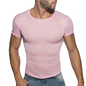 Addicted Thin Flame T-Shirt AD1109 Pink