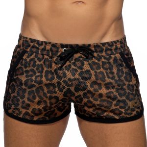 Addicted Leopard Mesh Rocky AD1138 Brown