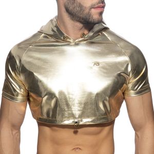 Addicted Crop Top AD1170 Gold