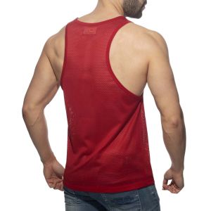 Addicted Pocket Contrast Tank Top AD1174 Navy