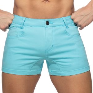 Addicted 5 Pockets Summer Shorts AD1195 Sky Blue