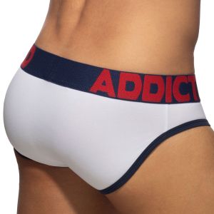 ADDICTED Open Fly Cotton Brief AD1202 Navy
