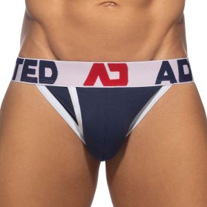 Addicted Open Fly Cotton Bikini AD1204 White