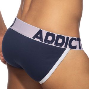 Addicted Open Fly Cotton Bikini AD1204 White