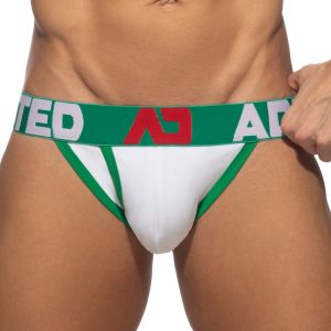 Addicted Open Fly Cotton Bikini AD1204 Green