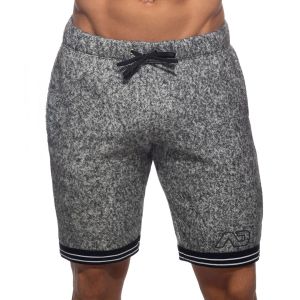 Addicted Mottled Bermuda Shorts AD1210 Black