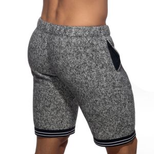 Addicted Mottled Bermuda Shorts AD1210 Black