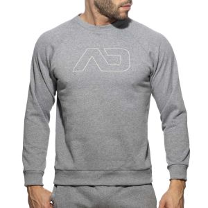 Addicted Recycled Cotton Sweatshirt AD1225 Heather Grey