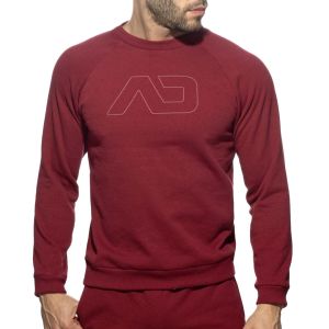 Addicted Recycled Cotton Sweatshirt AD1225 Garnet