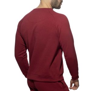 Addicted Recycled Cotton Sweatshirt AD1225 Garnet