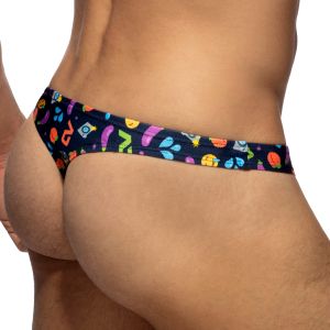 Addicted Emoji Thong AD1227 Navy