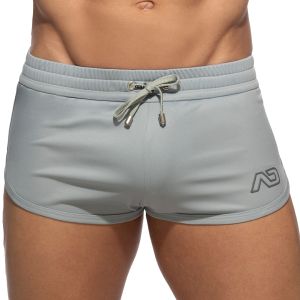 Addicted Swoosh Short Shorts AD1229 Heather Grey