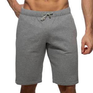 Addicted Recycled Cotton Bermudas AD1230 Heather Grey