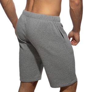 Addicted Recycled Cotton Bermudas AD1230 Heather Grey