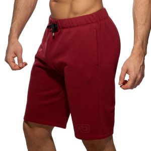 Addicted Recycled Cotton Bermudas AD1230 Garnet
