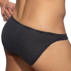 Addicted Sailor Mini Stripes Bikini Brief AD1243 Navy