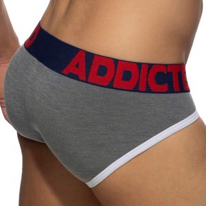 Addicted AD Pique Brief AD1247 Charcoal