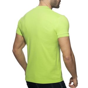 Addicted AD V-Neck Polo Shirt AD1258 Lemon