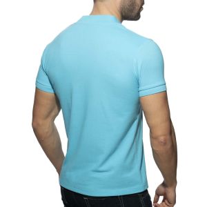 Addicted AD V-Neck Polo Shirt AD1258 Turquoise