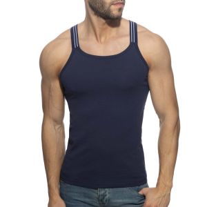 Addicted Sitges Slim Fit Tank Top AD1260 Navy
