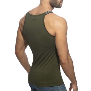 Addicted Sitges Slim Fit Tank Top AD1260 Khaky