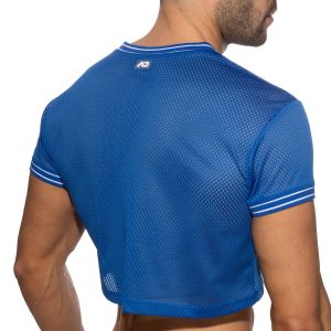 Addicted Slam V-Neck Crop Top AD1274 Royal Blue