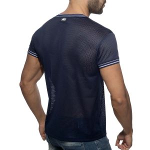 Addicted Slam V-Neck T-Shirt AD1280 Navy