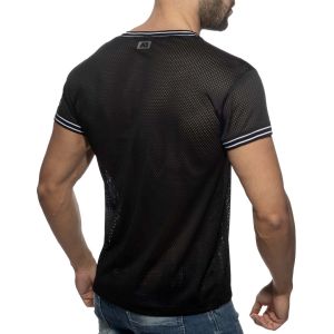 Addicted Slam V-Neck T-Shirt AD1280 Black