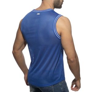 Addicted Slam V-Neck Sleeveless T-Shirt AD1281 Royal Blue