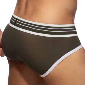 Addicted Double Trouble Brief AD1282 Khaky