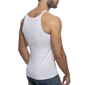 Addicted Dick Addickted Tank Top AD1284 White