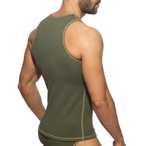 Addicted Reversible Regal Tank Top AD1299 Khaky