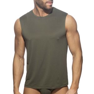 Addicted Veloz Dry Tank Top AD1328 Khaky